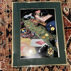 Boy Scouts Photo in Frame